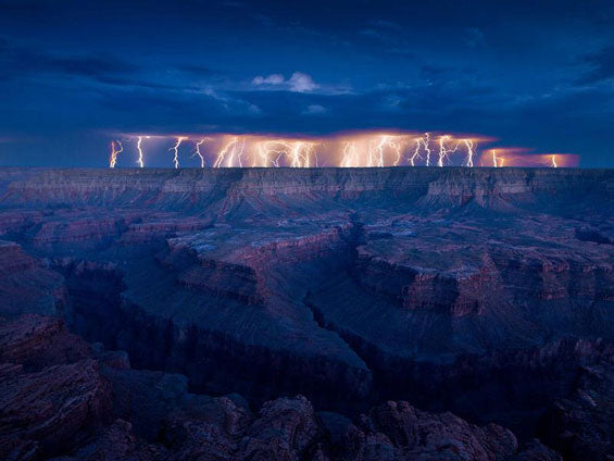 Contemplate – Lightning on Grand Canyon