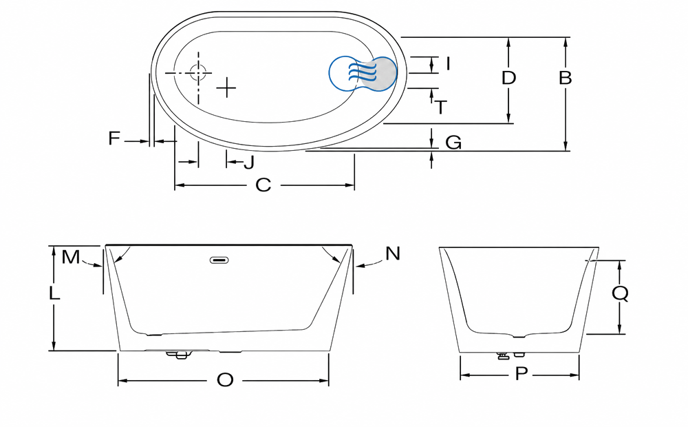 Technical drawing &amp; Dimensions
