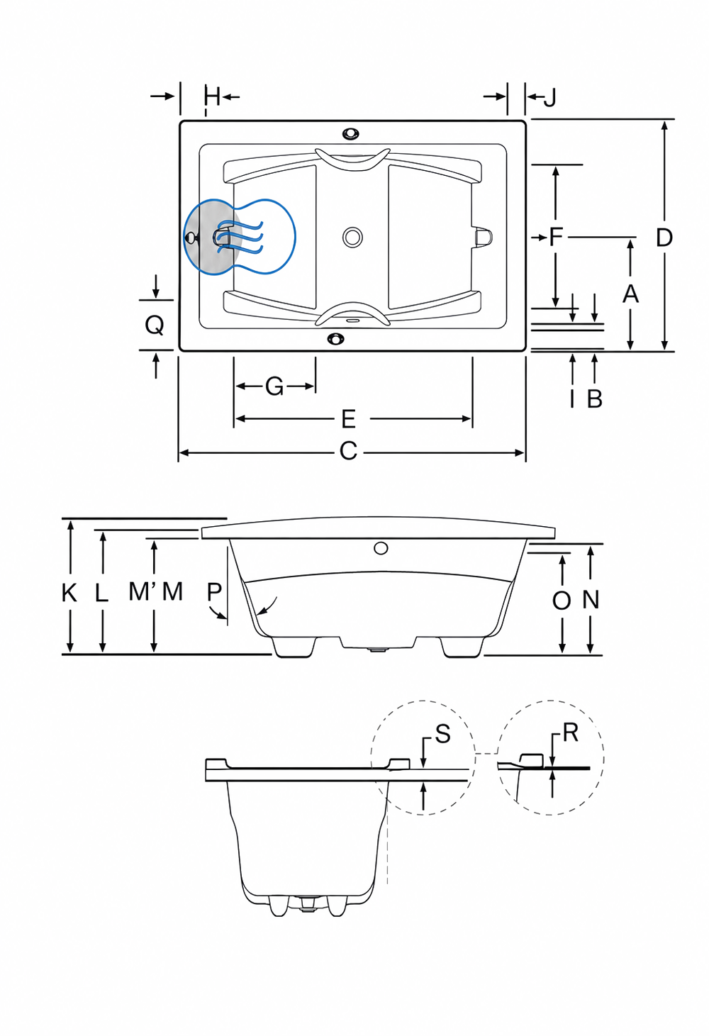 Dessin technique et dimensions