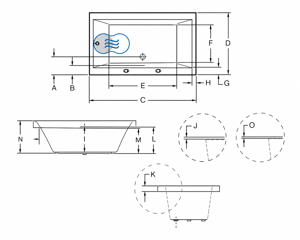 Dessin technique et dimensions