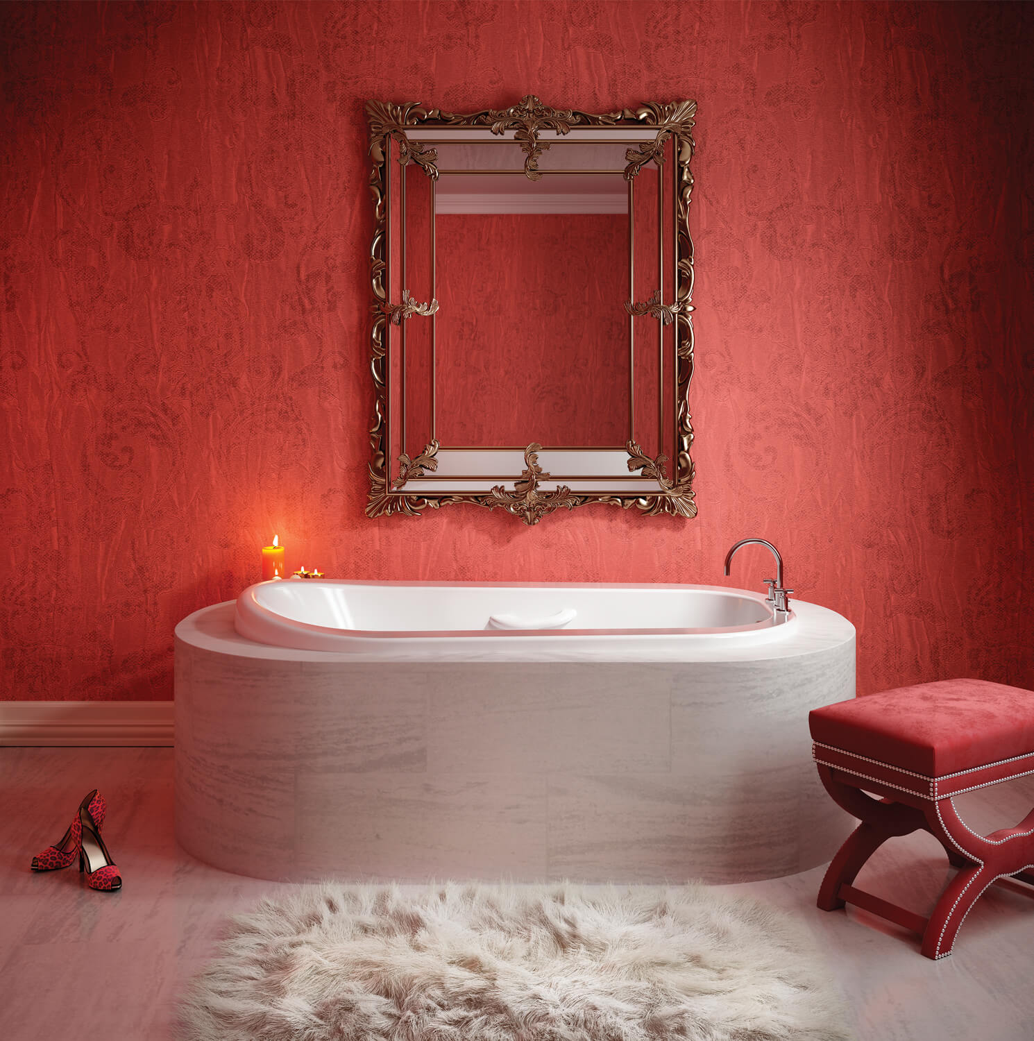 Bainultra Amma® 6638 drop-in air jet bathtub for your master bathroom Bainultra Amma® 6638 drop-in air jet bathtub for your modern bathroom