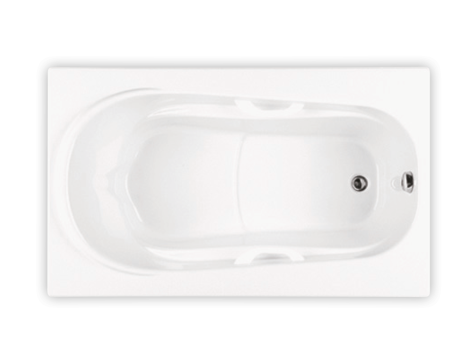 Bainultra Amma® 6036 alcove drop-in air jet bathtub for your modern bathroom