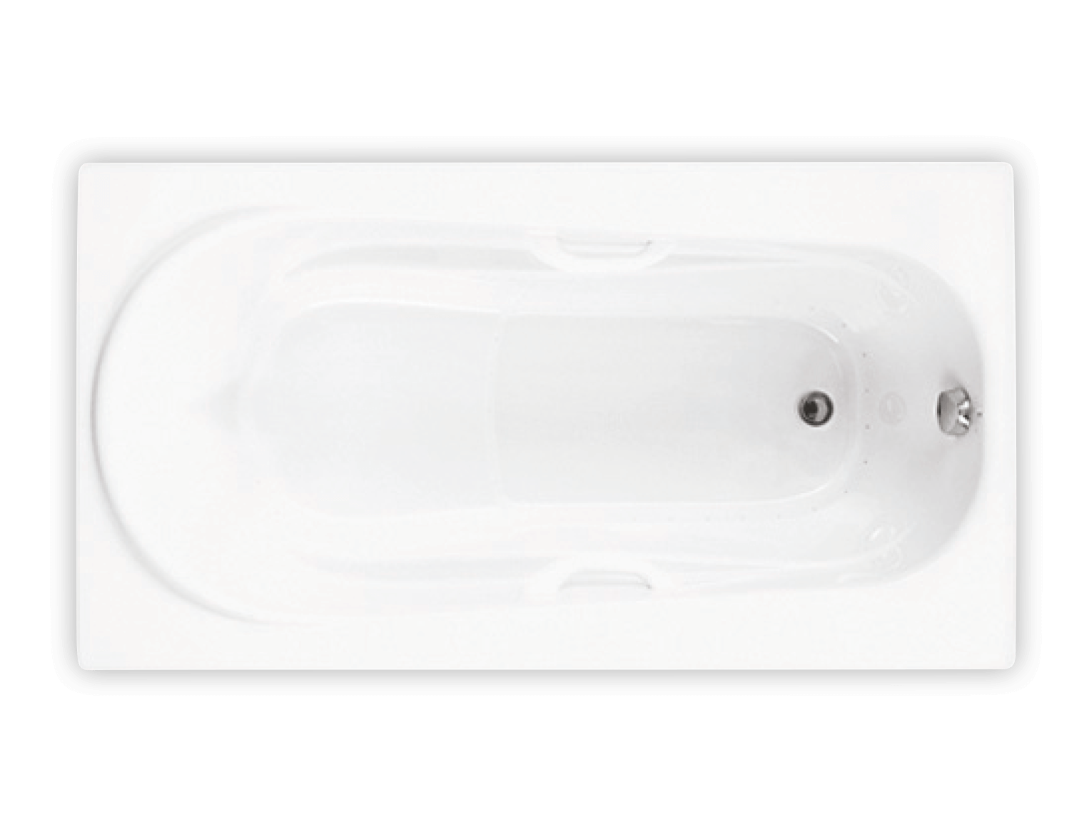 Bainultra Amma® 6636 alcove drop-in air jet bathtub for your modern bathroom