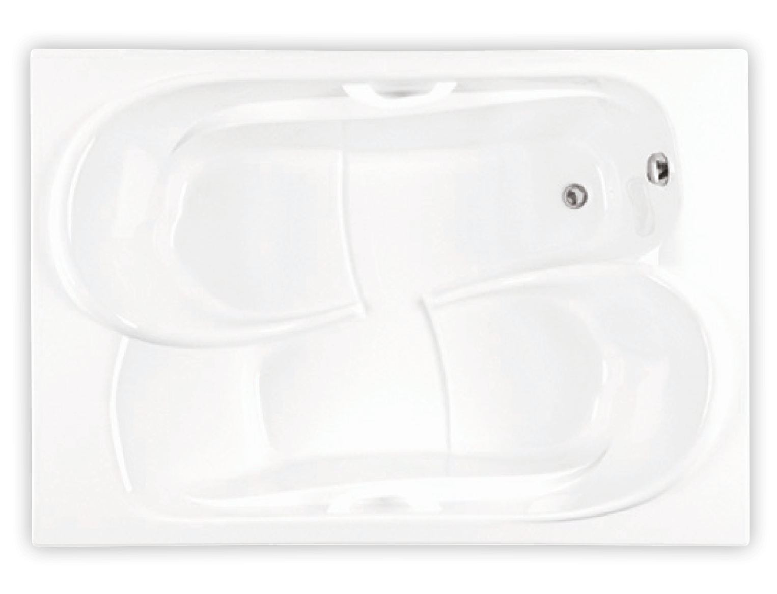 Bainultra Amma® 7048 drop-in air jet bathtub for two persons