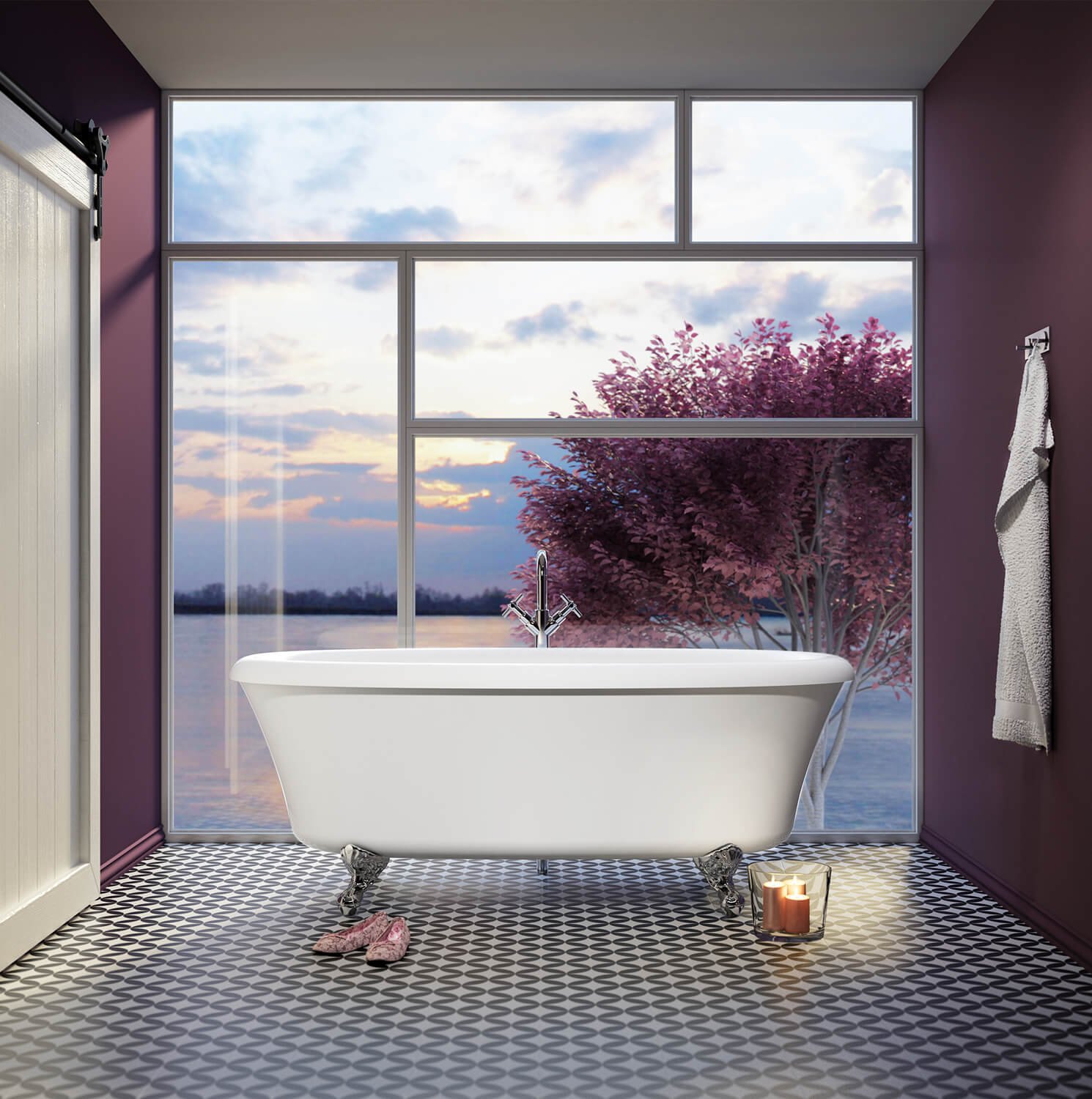 Bainultra Cella 7240 two person large clawfoot air jet bathtub for your modern bathroom Bainultra Cella 7240 two person large clawfoot air jet bathtub for your modern bathroom
