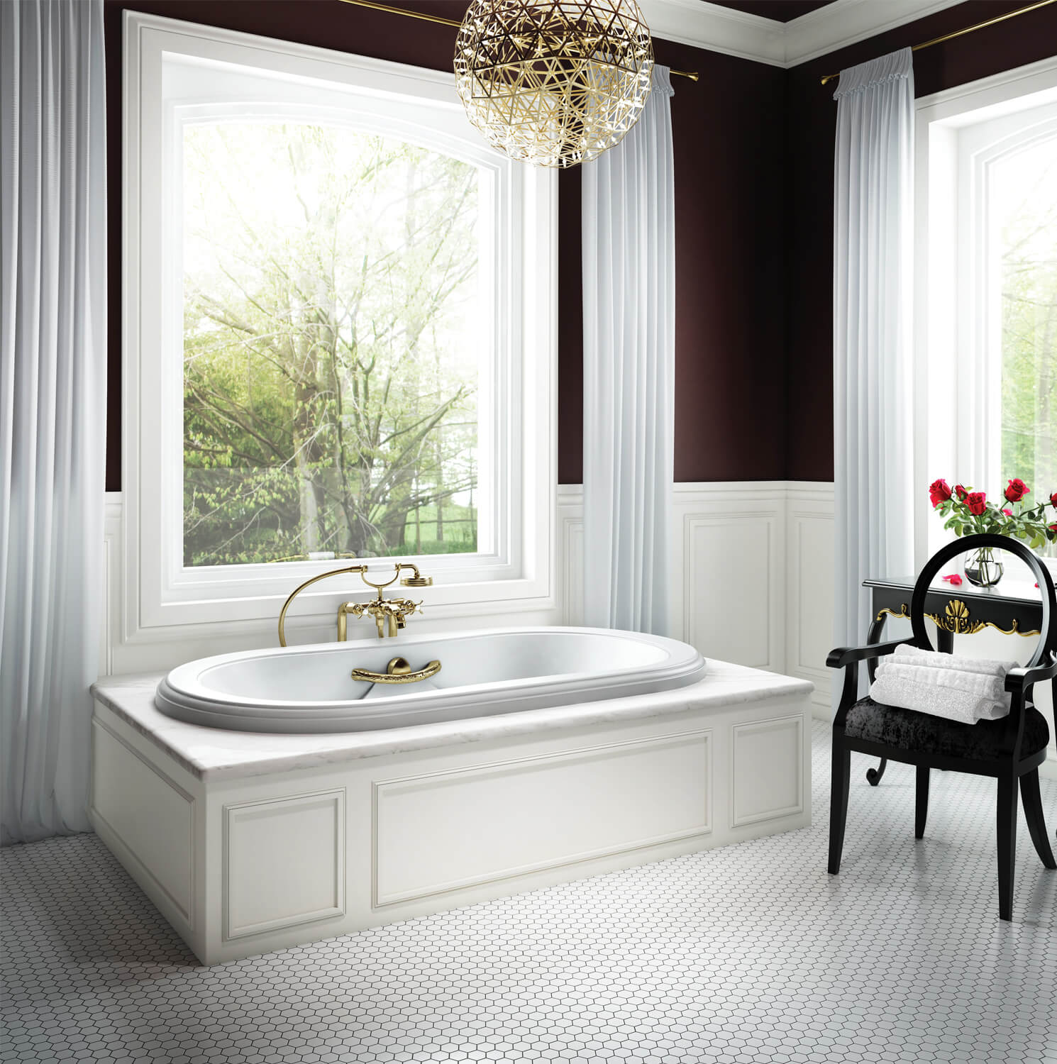 Bainultra Elegancia 7236 two person large air jet bathtub for your master bathroom Bainultra Elegancia 7236 two person large air jet bathtub for your master bathroom