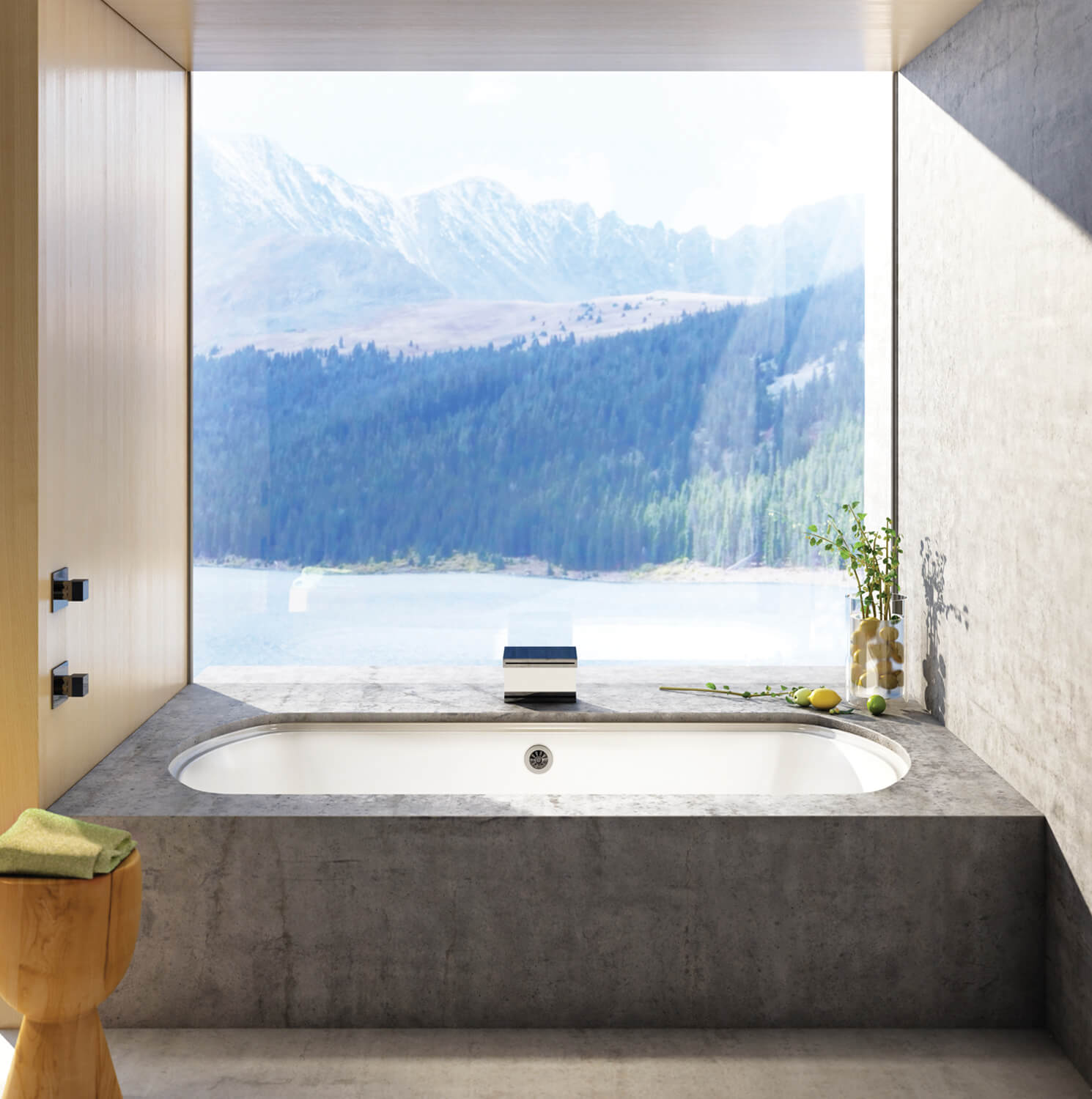 Bainultra Meridian® 50 alcove drop-in air jet bathtub for your modern bathroom Bainultra Meridian® 50 alcove drop-in air jet bathtub for your modern bathroom