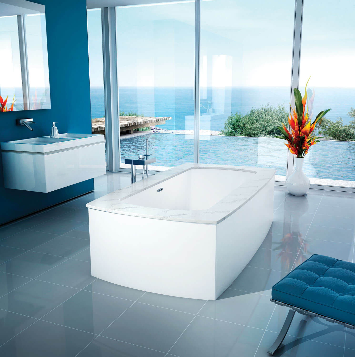 Monarch 6938C air jet bathtub for your modern bathroom Monarch 6938C air jet bathtub for your modern bathroom
