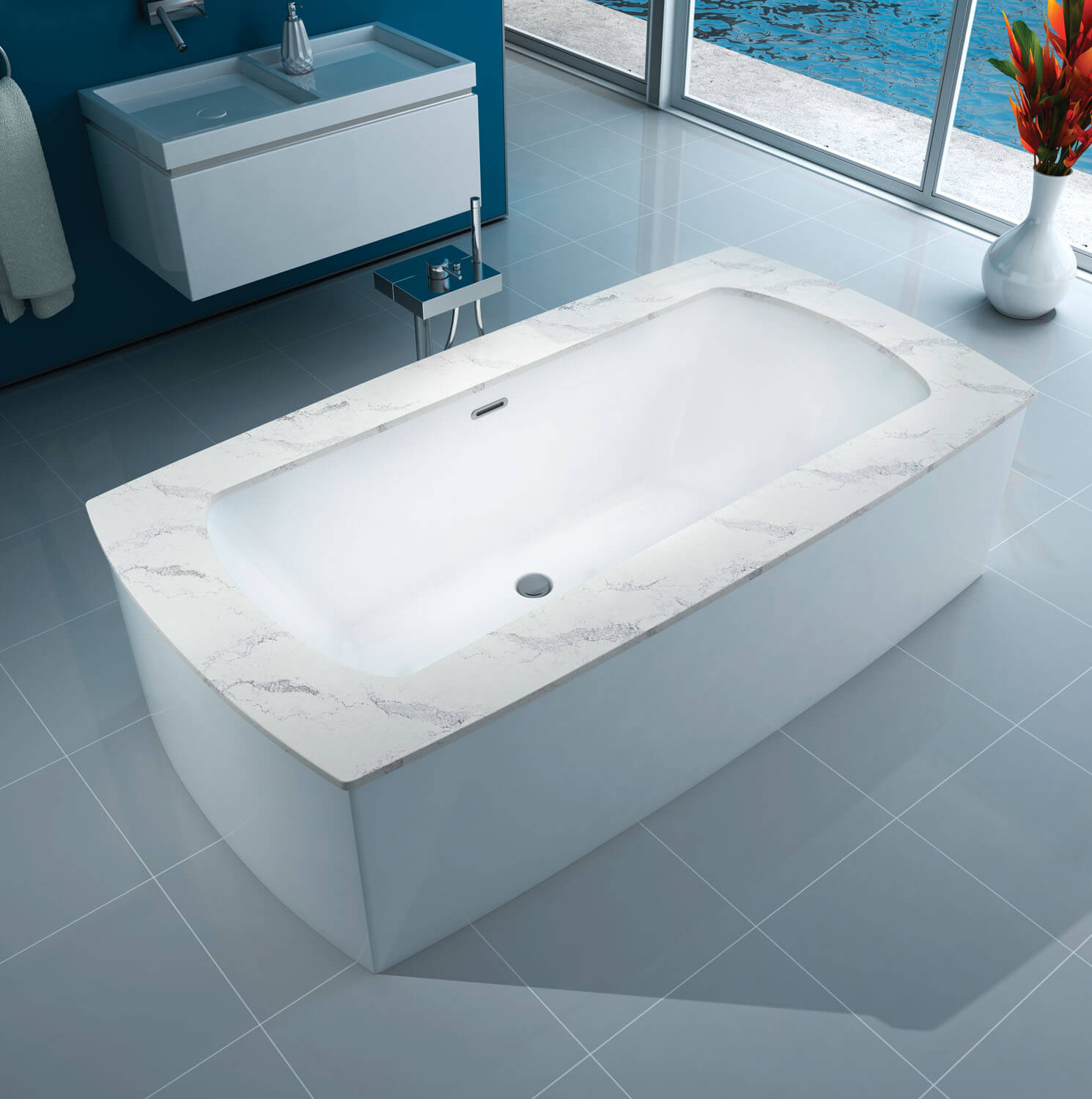 Monarch 7338C air jet bathtub for your modern bathroom Monarch 7338C air jet bathtub for your modern bathroom
