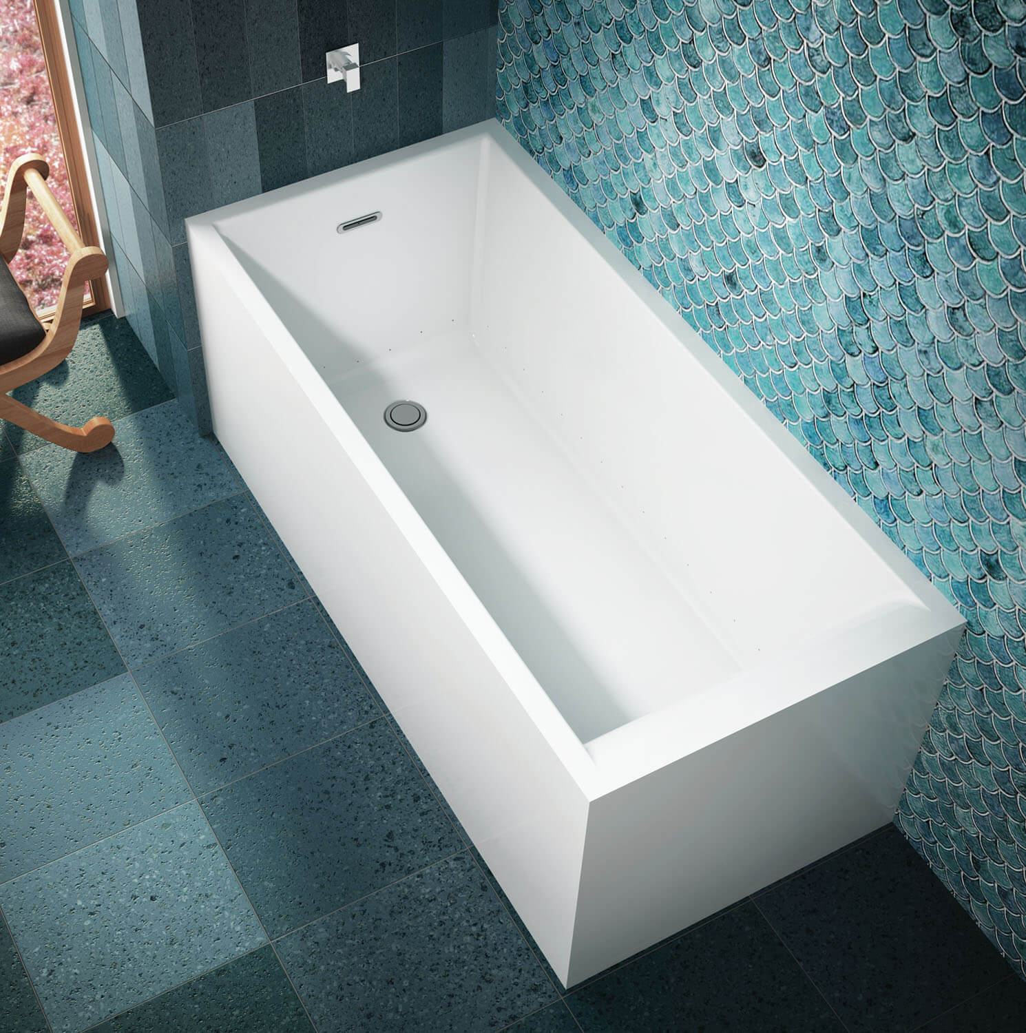 Bainultra Nokori™ 6331 freestanding air jet bathtub for your modern bathroom Bainultra Nokori™ 6331 freestanding air jet bathtub for your modern bathroom
