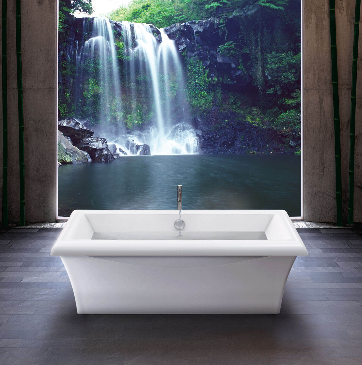 Bainultra Origami® 6838 Design Series freestanding air jet bathtub for your modern bathroom Bainultra Origami® 6838 Design Series freestanding air jet bathtub for your modern bathroom