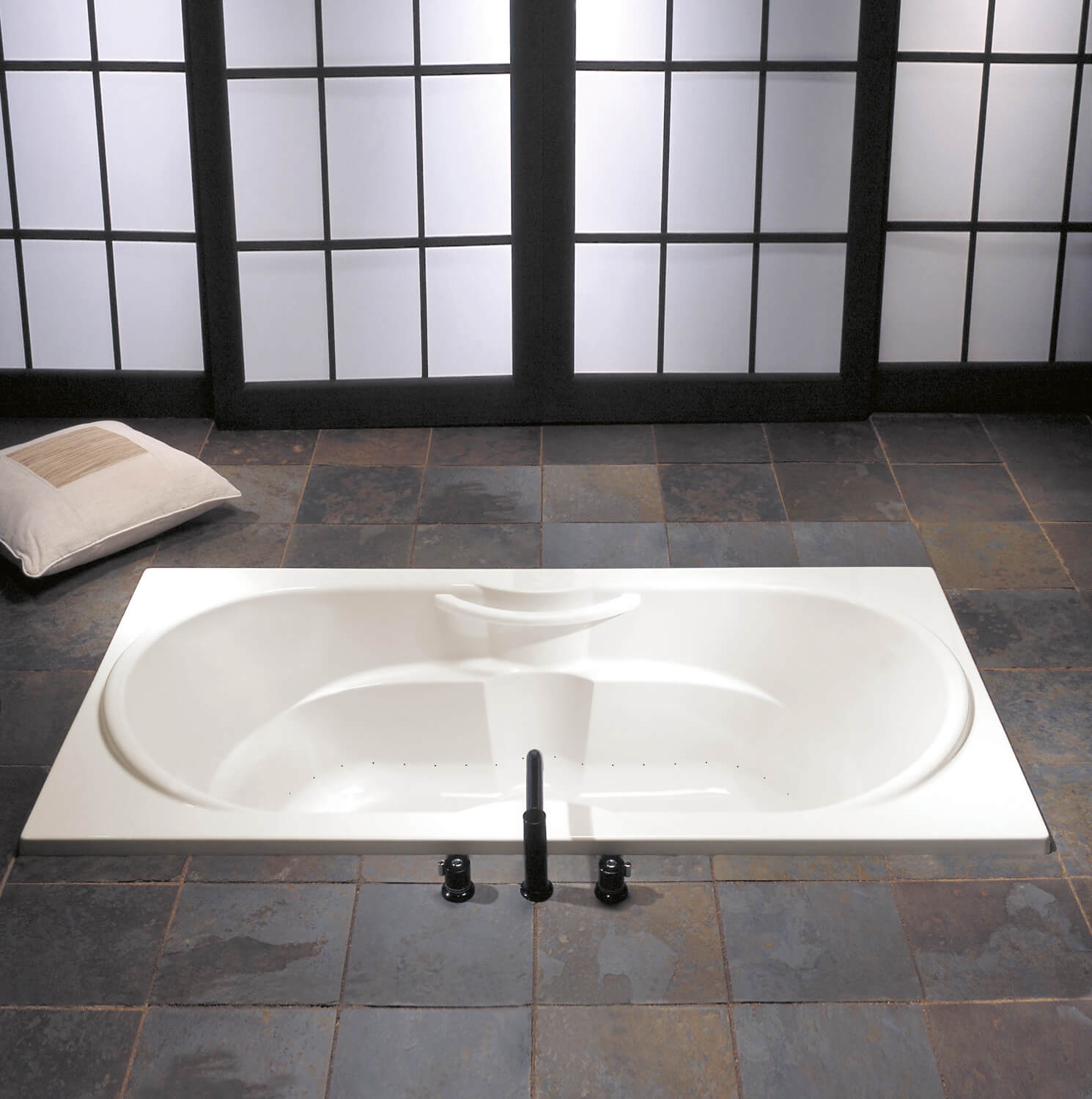 Bainultra Thermal 60 two person drop-in air jet bathtub for your modern bathroom Bainultra Thermal 60 two person drop-in air jet bathtub for your modern bathroom