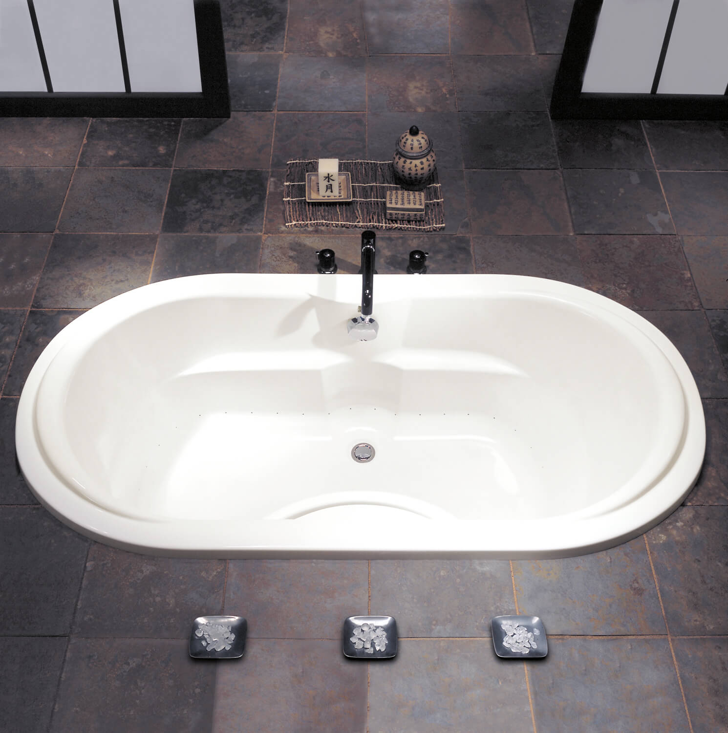 Bainultra Thermal 55 Oval two person drop-in air jet bathtub for your modern bathroom Bainultra Thermal 55 Oval two person drop-in air jet bathtub for your modern bathroom