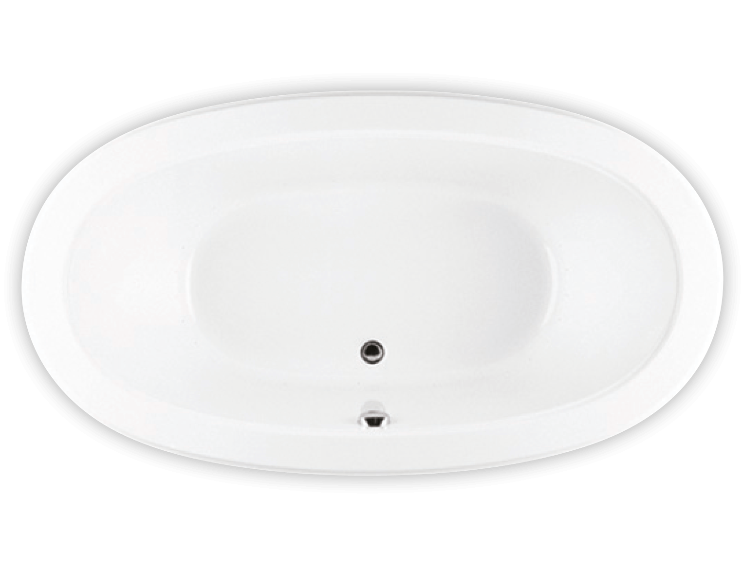 Bainultra Sanos 7240 two person large freestanding air jet bathtub for your modern bathroom