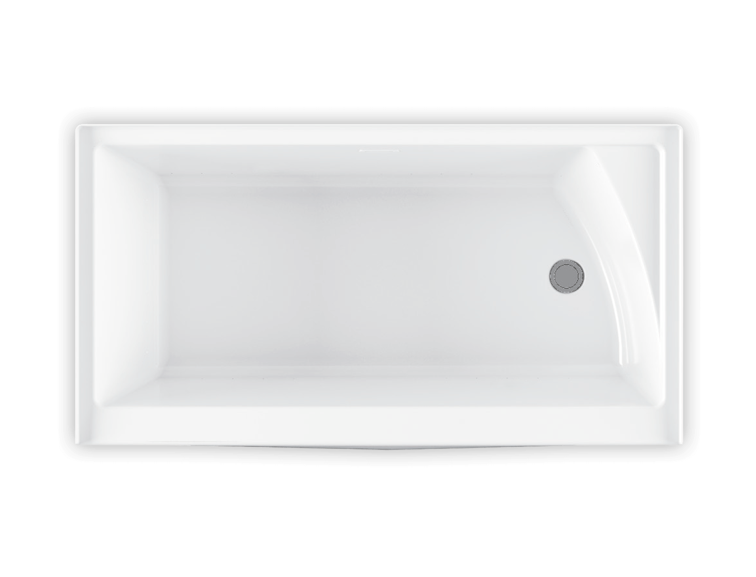 Bainultra Citti 6032 TRIO without insert alcove air jet bathtub for your master bathroom