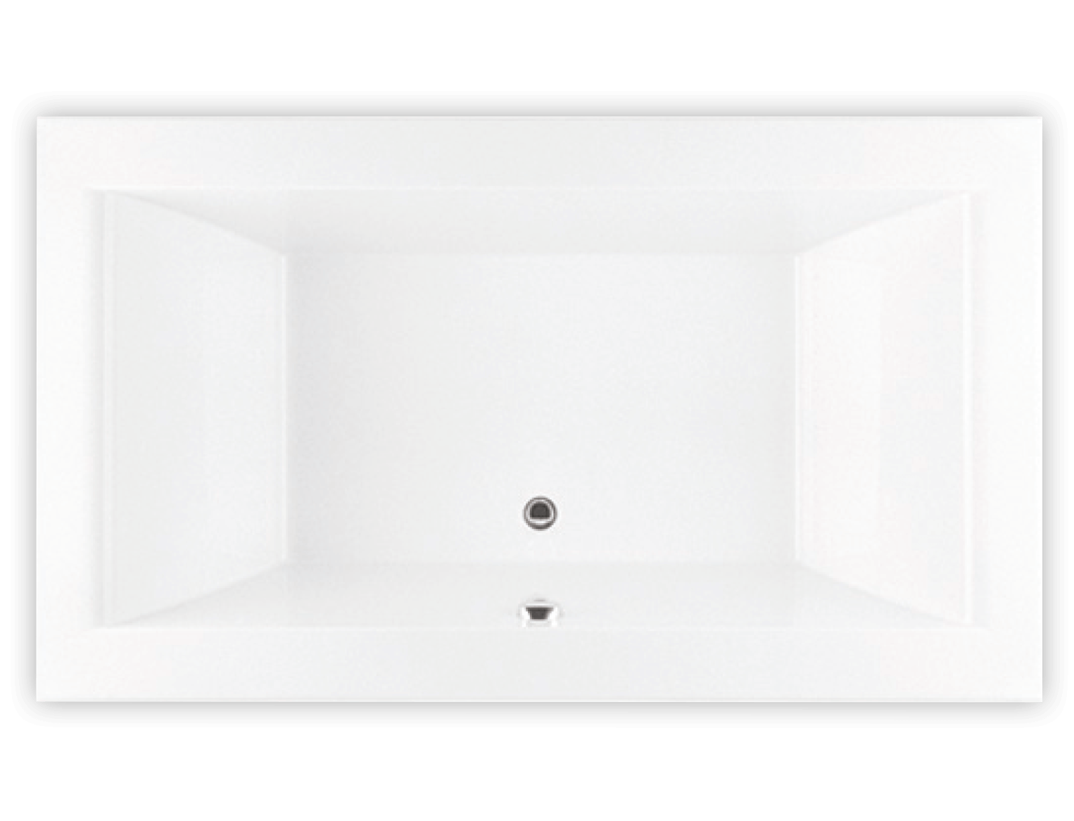 Bainultra Origami® 7236 Original Series two person large air jet bathtub for your modern bathroom