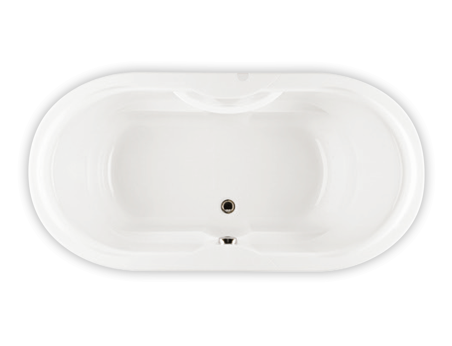 Bainultra Thermal 55 Oval two person drop-in air jet bathtub for your modern bathroom