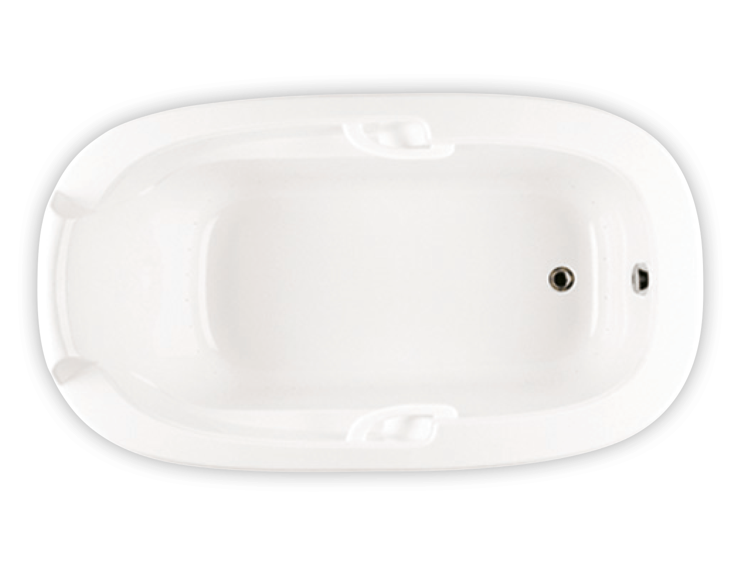Bainultra Oval Plus drop-in air jet bathtub for your modern bathroom