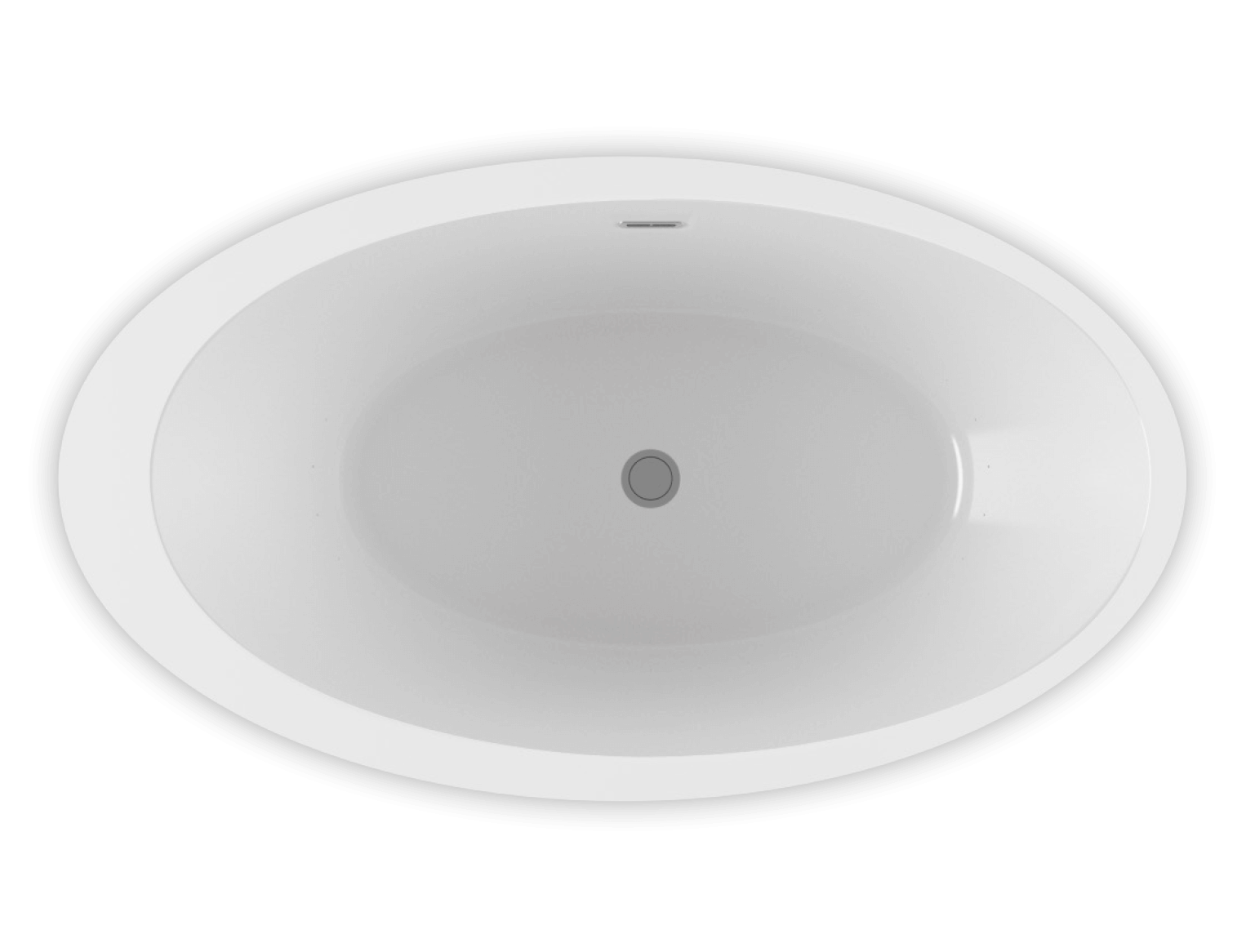 OPALIA 6839 Off Centered Ellipse Right air jet bathtub for your modern bathroom