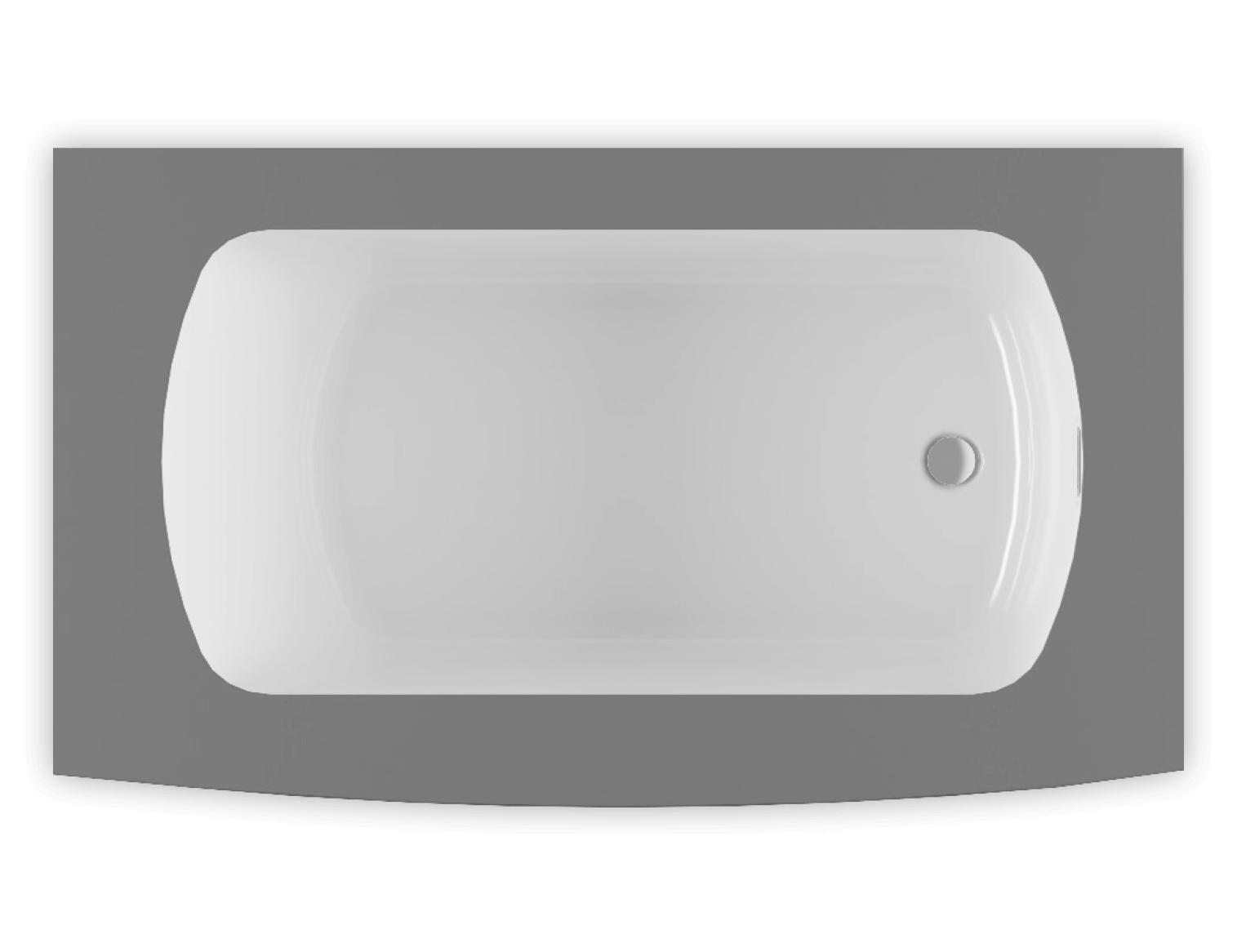 Monarch 6037R air jet bathtub for your modern bathroom