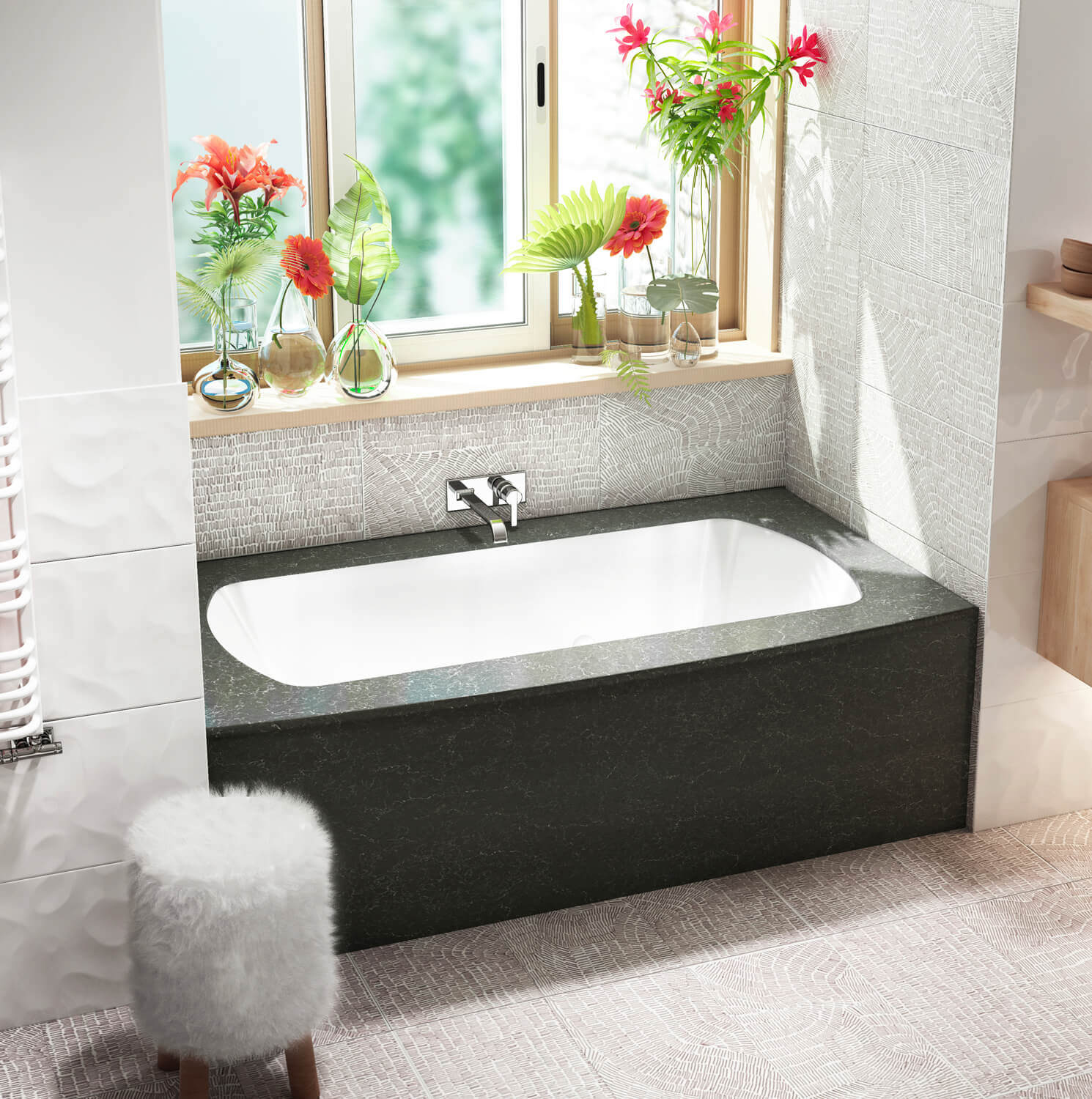 Monarch Grand Luxury 6638F air jet bathtub for your modern bathroom