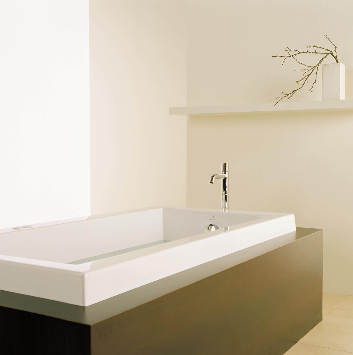 Bainultra Origami® 6632 Original Series alcove drop-in air jet bathtub for your modern bathroom