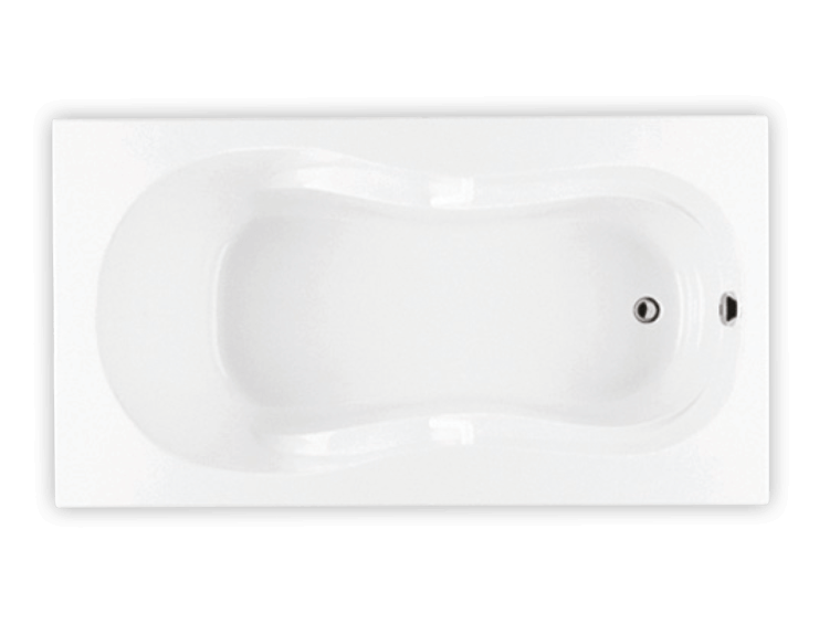Bainultra Azur 50 collection alcove drop-in air jet bathtub for your master bathroom