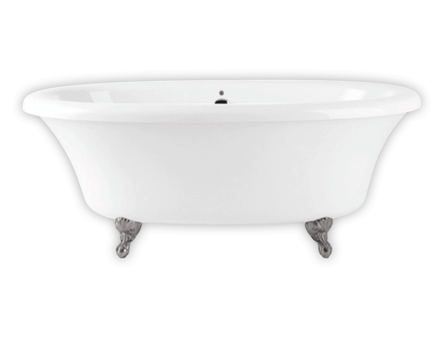 Bainultra Cella 6036 clawfoot air jet bathtub for your modern bathroom