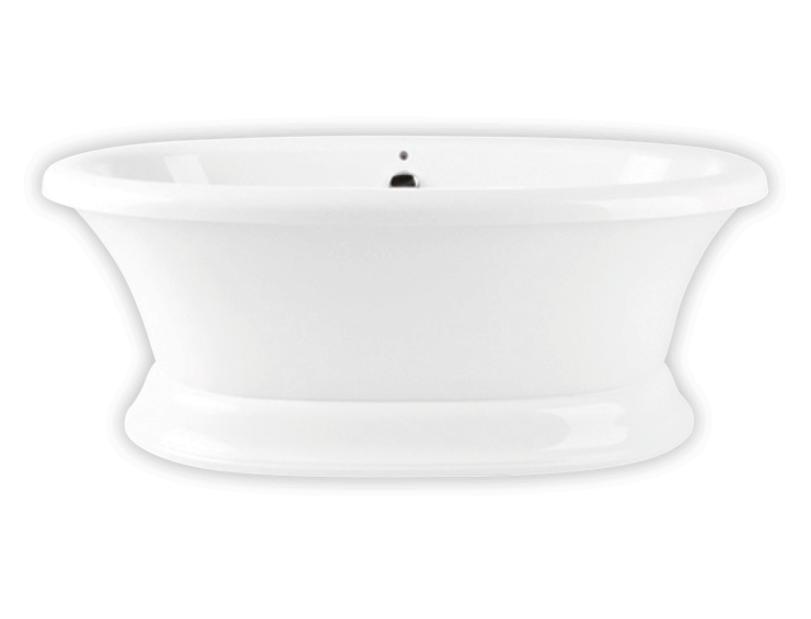 Bainultra Sanos 7240 two person large freestanding air jet bathtub for your modern bathroom