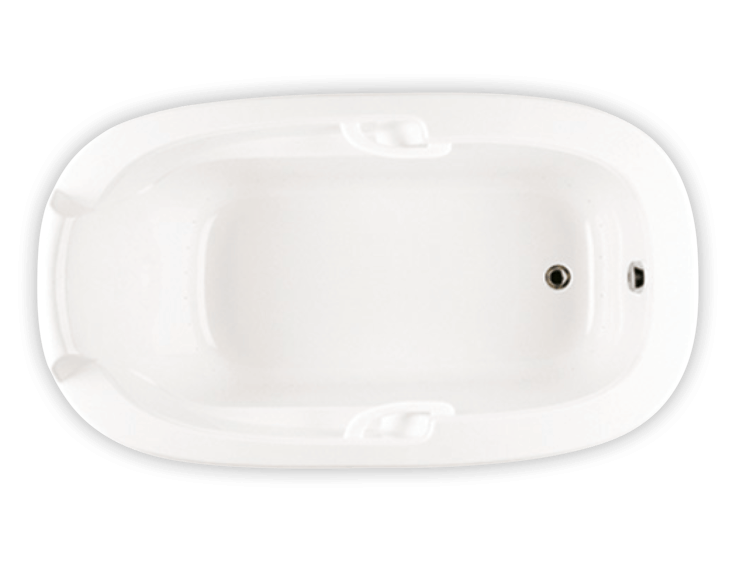 Bainultra Oval Plus drop-in air jet bathtub for your modern bathroom