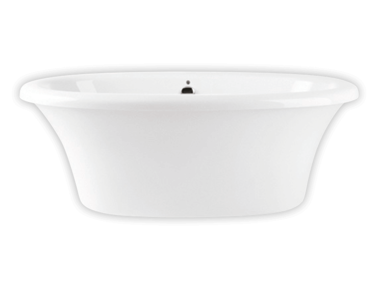 Bainultra Sanos 7240 two person large freestanding air jet bathtub for your modern bathroom