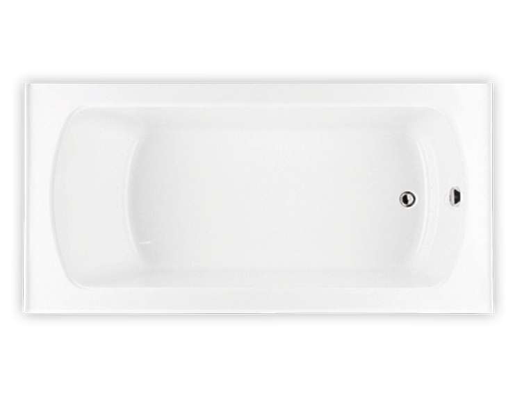 Bainultra Pro-Meridian 60 alcove drop-in air jet bathtub for your modern bathroom